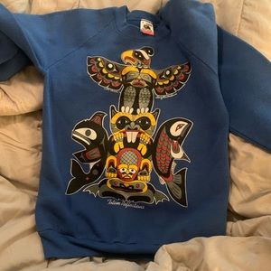 British Columbia First Nations Artist crew neck